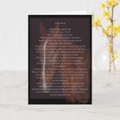 Gerade eine Pferdegruß-Karte Karte (Gelbe Blume)