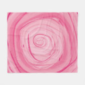 Gerade eine Rose Fleece-Decke, Medium Fleecedecke (Vorderseite (Horizontal))