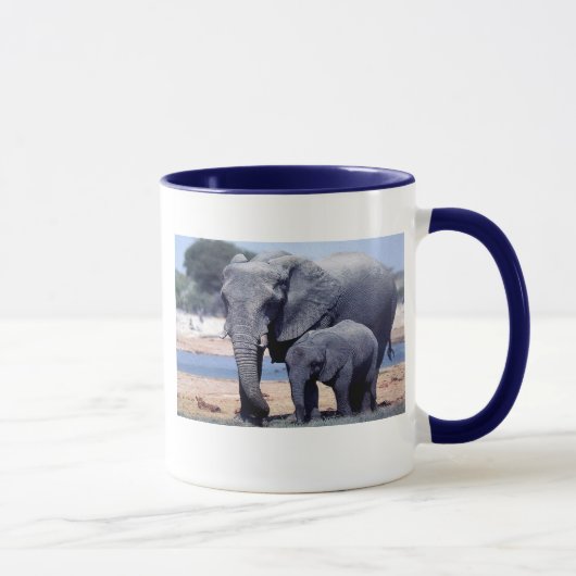 GERADE ELEFANTEN TASSE (Rechts)