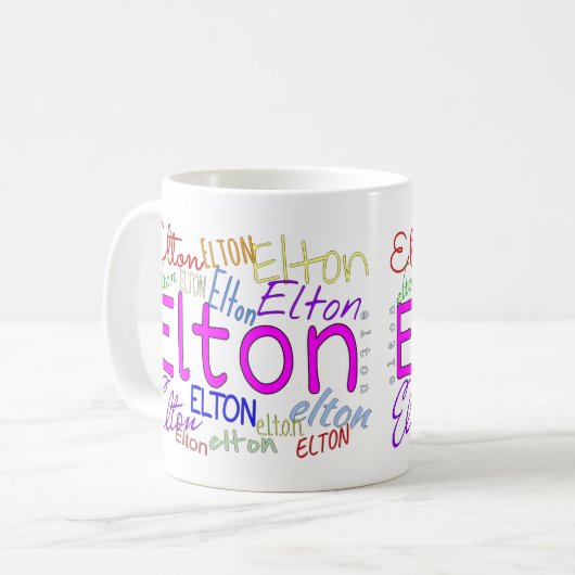 Gerade Elton Kaffeetasse (Vorderseite Links)