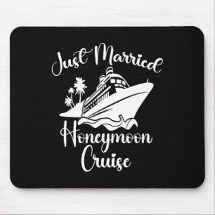 Gerade erst verheiratet 2023 Hochzeitsring passend Mousepad