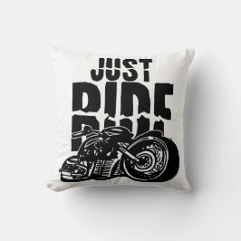 Gerade Fahrmotorrad-Entwurf Kissen
