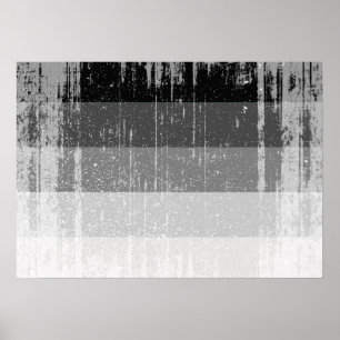 GERADE FLAGGE BEUNRUHIGT - .PNG POSTER