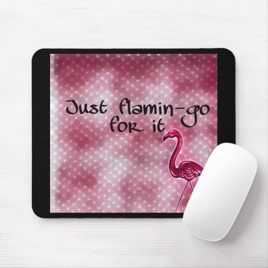 Gerade Flamingo für ihn inspirierend Mousepad (Mit Mouse)