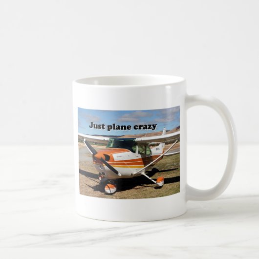 Gerade Flugzeug verrückt: Flugzeuge Cessnas Kaffeetasse (Rechts)