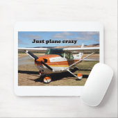 Gerade Flugzeug verrückt: Flugzeuge Cessnas Mousepad (Mit Mouse)