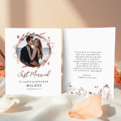 gerade | Frühjahrs-Hochzeitsankündigung des Fotos