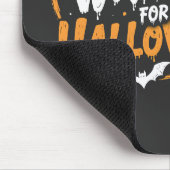 Gerade für Halloween Spooky Batty Geschenk Gewarte Mousepad (Ecke)