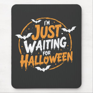 Gerade für Halloween Spooky Batty Geschenk Gewarte Mousepad