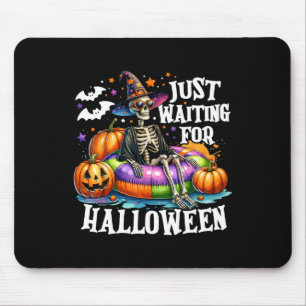 Gerade für Halloween Spooky Skeleton Summer Gewart Mousepad