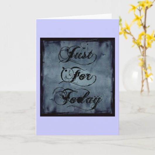 Gerade für heute karte (Gelbe Blume)