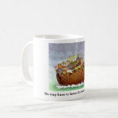Gerade für Spaß: Noahs Arche Kaffeetasse (Vorderseite Links)