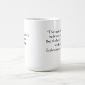 Gerade für Spaß: rechtes V. verlassen Kaffeetasse (Mittel)