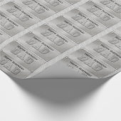 Gerade für Vater-Diamant-Platte Geschenkpapier (Ecke)