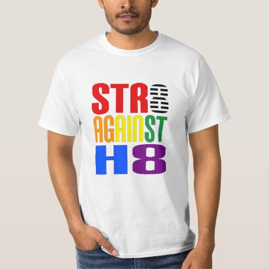 Gerade gegen Verbündeten des Hass-LGBT T-Shirt (Vorderseite)