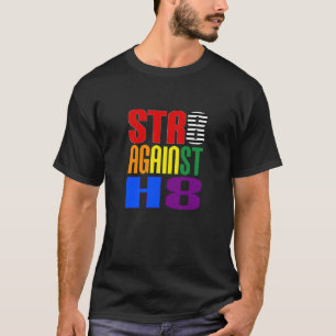 Gerade gegen Verbündeten des Hass-LGBT T-Shirt