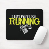 Gerade geglaubt wie das Laufen Mousepad (Mit Mouse)