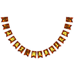 GERADE GEHEIRATET - Herz Liebe Muster Design 1 Wimpelkette