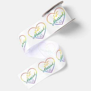 Gerade geheiratet III - LGBTQ-Hochzeit Satinband
