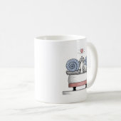 Gerade geheiratet kaffeetasse (VorderseiteRechts)