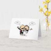 Gerade geheiratet karte (Gelbe Blume)