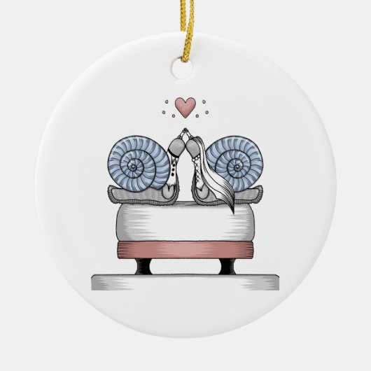 Gerade geheiratet keramik ornament (Vorne)