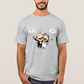Gerade geheiratet T-Shirt (Vorderseite)
