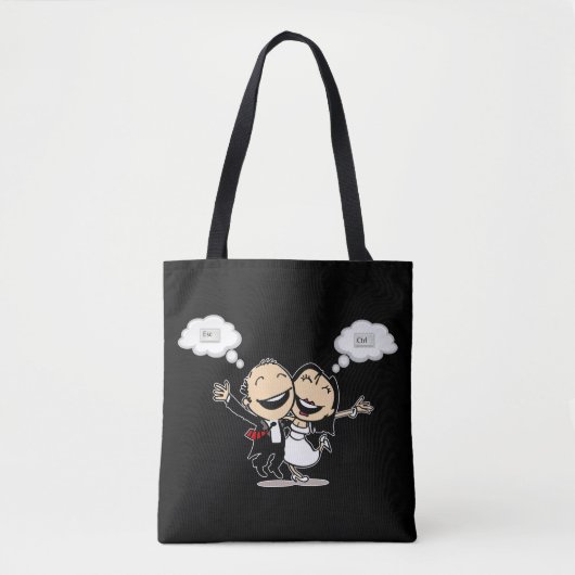 Gerade geheiratet tasche (Vorderseite)