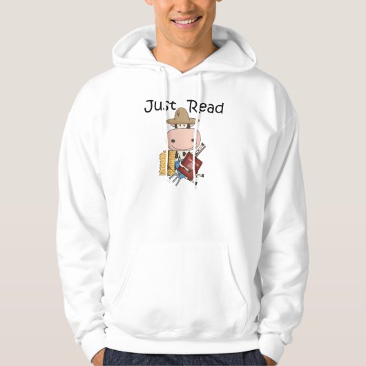 Gerade gelesen hoodie (Vorderseite)