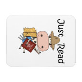 Gerade gelesen magnet (Horizontal)