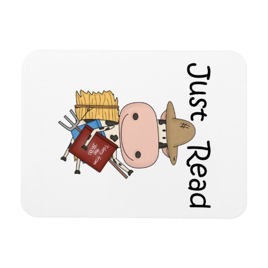 Gerade gelesen magnet (Horizontal)