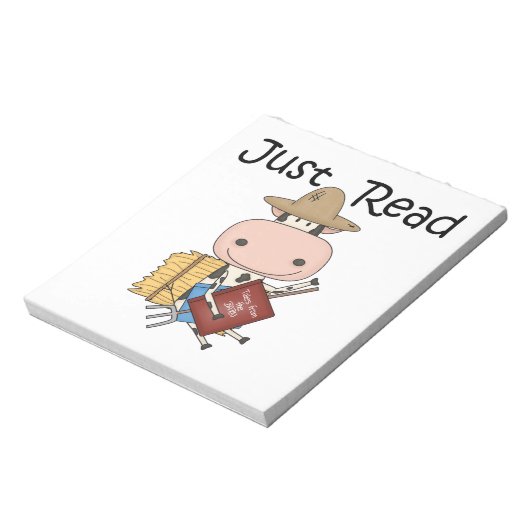 Gerade gelesen notizblock (Rotiert)