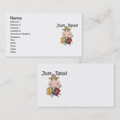 Gerade gelesen visitenkarte (Vorne/Hinten)