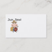 Gerade gelesen visitenkarte (Rückseite)