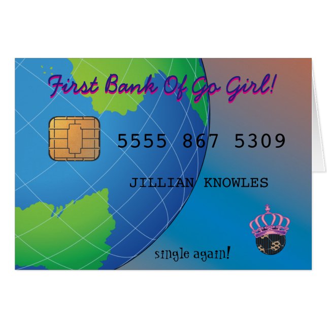 Gerade geschieden Fab Female Joke Female (Vorderseite (Horizontal))