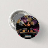 Gerade geschiedene Party-Button, Scheidungsfeier Button (Vorne & Hinten)