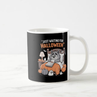 Gerade Gewartet Halloween Funny Halloween Zitat S Kaffeetasse