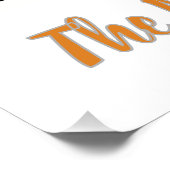 Gerade gewartet Halloween Raccoon personalisiert Poster (Ecke)