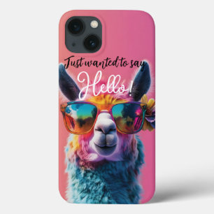 Gerade gewollt, um Hallo bunt Llama Design sagen Case-Mate iPhone Hülle