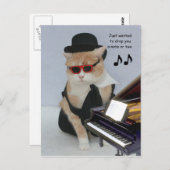 Gerade gewollt, um Sie fallenzulassen eine Postkarte (Vorne/Hinten)