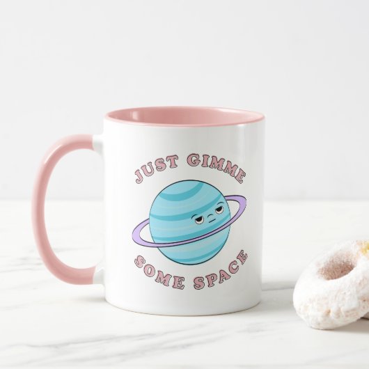 Gerade Gimme einige sperren niedliche und lustige Tasse (Mit Donut)