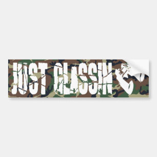 GERADE GLASSIN AUTOAUFKLEBER