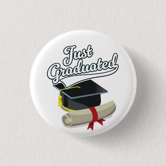 Gerade graduiert! button (Vorderseite)