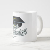 Gerade graduiert! Jumbo-Tasse (Vorderseite Rechts)