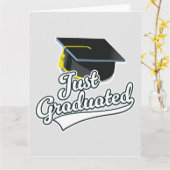 Gerade graduiert! karte (Gelbe Blume)