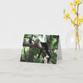 Gerade, hängend um Notecard Karte (Gelbe Blume)