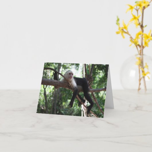 Gerade, hängend um Notecard Karte (Gelbe Blume)