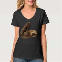 Gerade, hängend um Sloth-T - Shirt