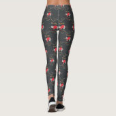 Gerade, hängend um Trägheits-Weihnachten Leggings (Rückseite)