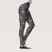 Gerade, hängend um Trägheits-Weihnachten Leggings (Rechts)